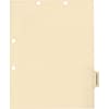 Medical Arts Press® Position 5 Colored Side-Tab Chart Dividers, Correspondence, Clear