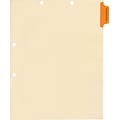 Medical Arts Press® Position 1 Colored Side-Tab Chart Dividers, Progress Notes, Orange