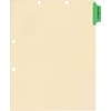 Medical Arts Press® Position 1 Colored Side-Tab Chart Dividers, Lab/Special Reports, Lt. Green