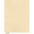 Medical Arts Press® Write-On End-Tab Chart Dividers, Position 1