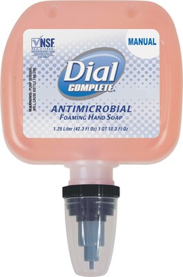 Dial Complete Foaming Soap Duo Refill, 1.25L, 3/Carton (DIA 05067)