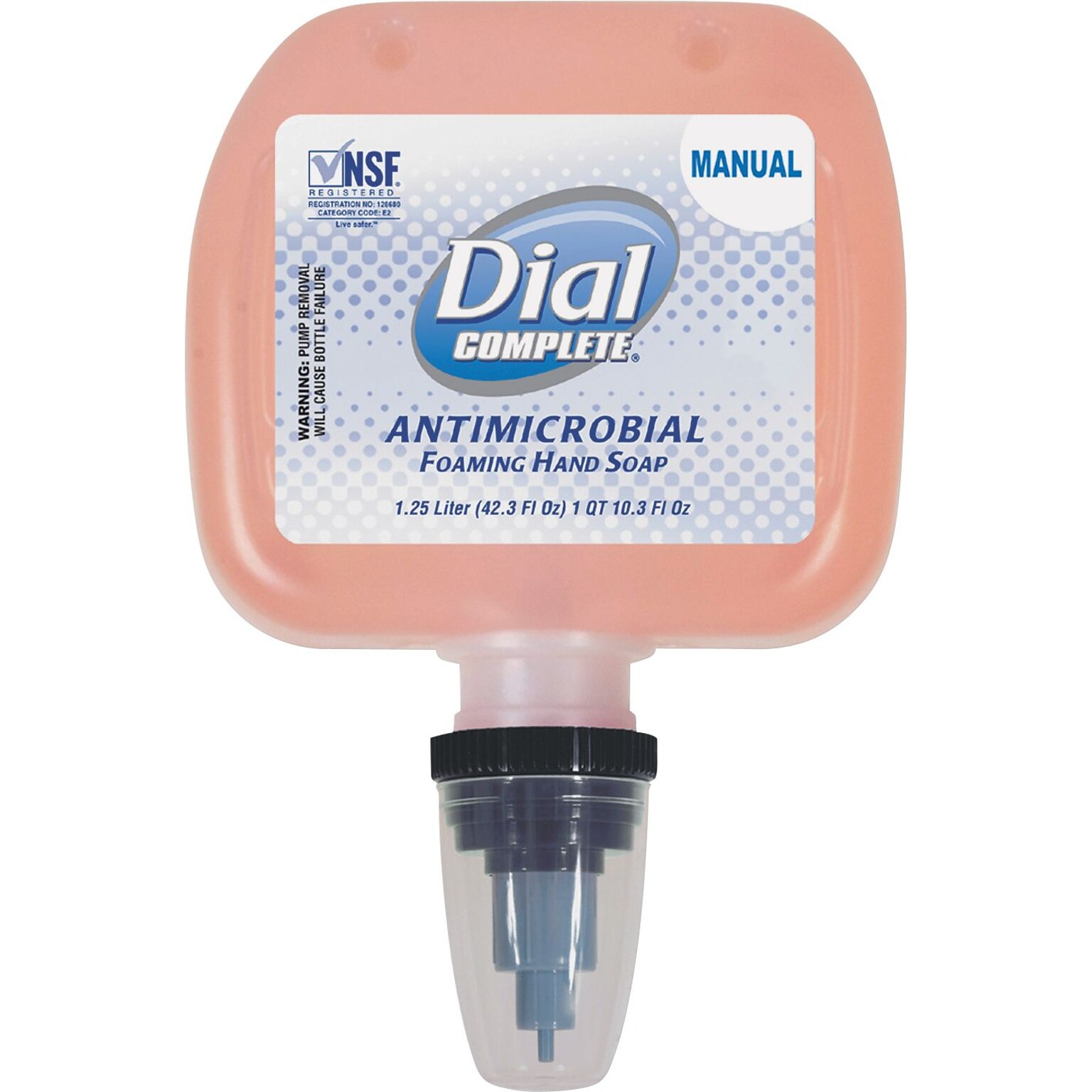 Dial Complete Foaming Soap Duo Refill, 1.25L, 3/Carton (DIA 05067)