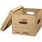 Bankers Box® SmoothMove™ Tape Free Classic Moving Boxes with Lift-Off Lid, Small (15x 12x 10), 5/