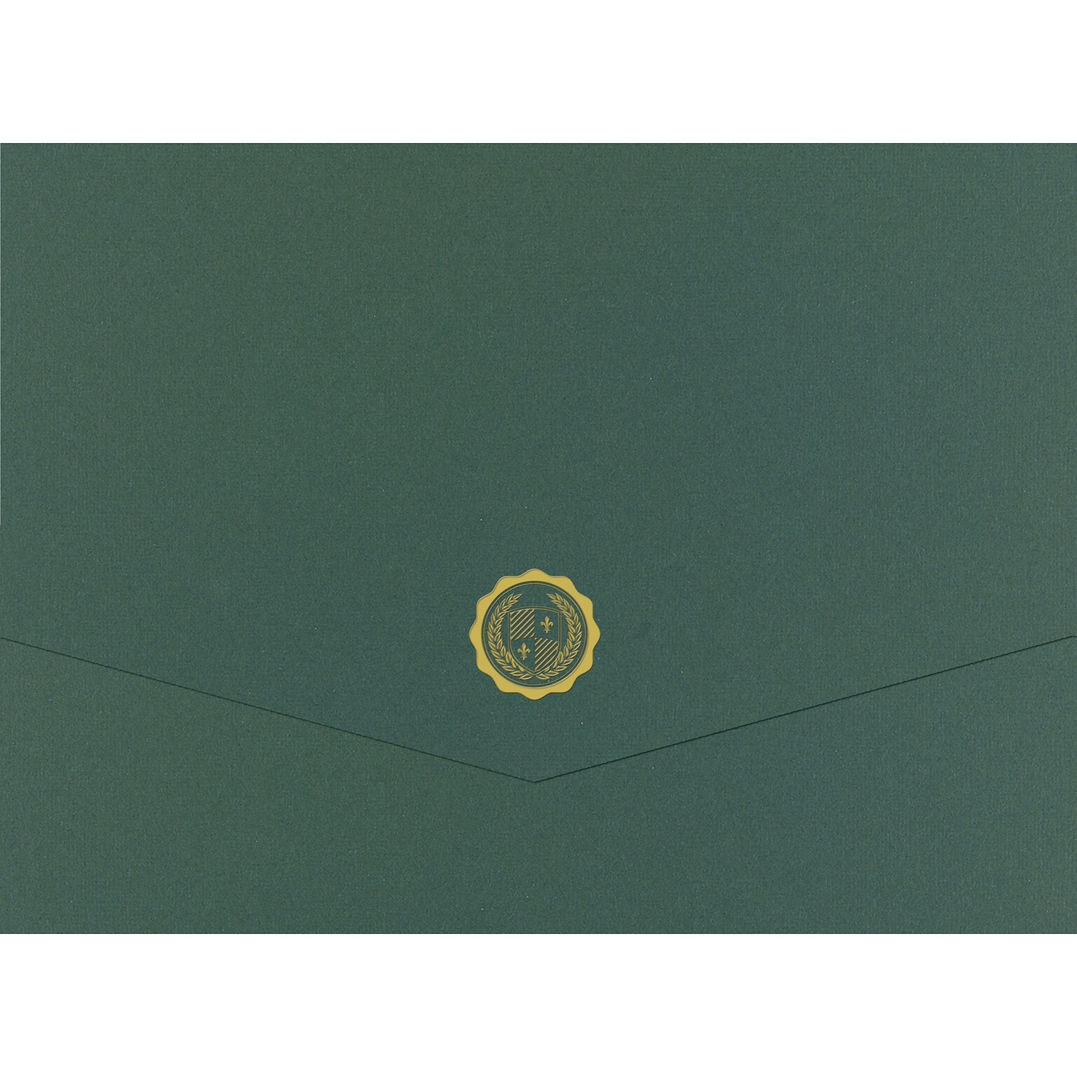 Great Papers Hunter Certificate Holders, 9.375 x 12, Green, 10/Pack (20103780PK2)
