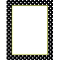 Great Papers® Black and White Dots Letterhead, 80/Pack