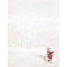 Great Papers Holiday Stationery Snowman In Red Scarf, 80/Count (2011865)