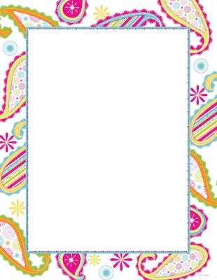 Great Papers® Patterned Paisley Letterhead, 80/Pack