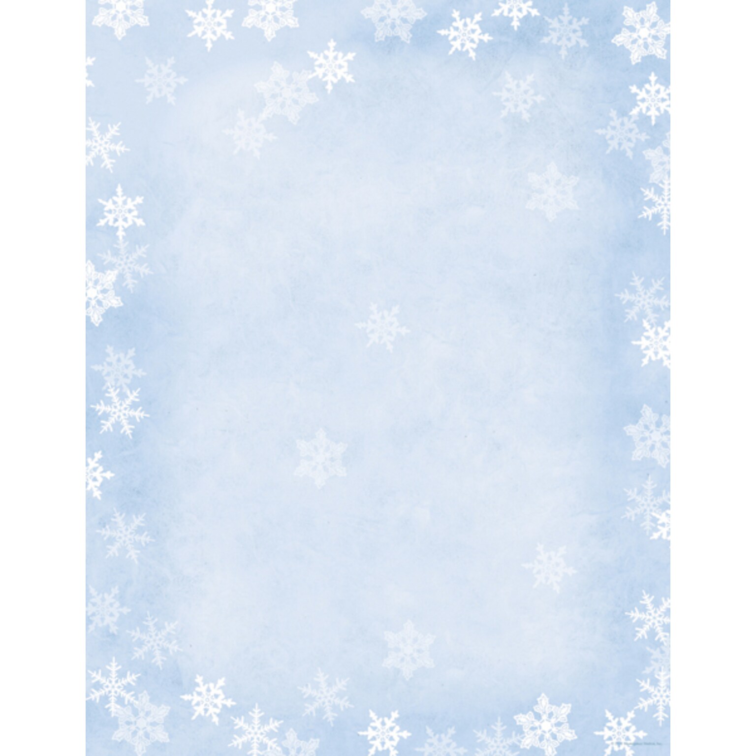 Great Papers Holiday Stationery Winter Flakes, 80/Count (2014080)