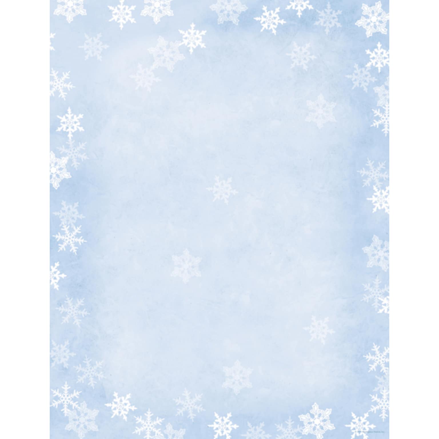Great Papers Holiday Stationery Winter Flakes, 80/Count (2014080)