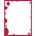 Great Papers® Holiday Stationery Painted Poinsettia, 80/Count