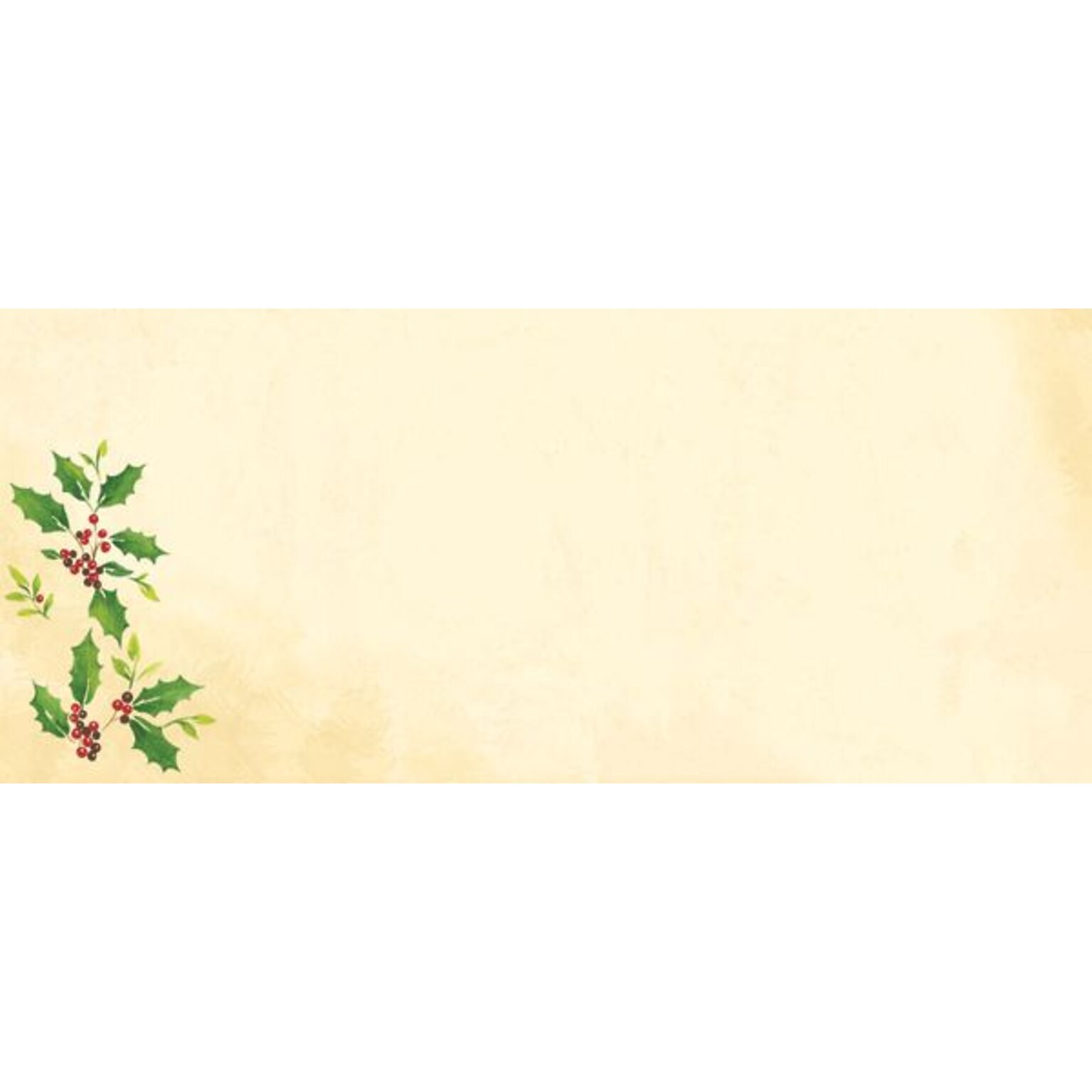 Great Papers® Holiday Card Envelopes Falling Holly, 40/Count