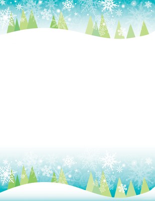 Great Papers® Snowy Trees Letterhead, 250/Pack