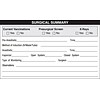 Medical Arts Press® Veterinary Surgical Summary & Blood Analysis Labels, Surgical Summary, White, 2-