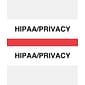 Medical Arts Press® Standard Preprinted Chart Divider Tabs, HIPAA/Privacy, Red