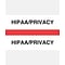 Medical Arts Press® Standard Preprinted Chart Divider Tabs, HIPAA/Privacy, Red