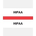 Medical Arts Press® Standard Preprinted Chart Divider Tabs, HIPAA, Red