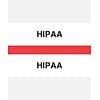 Medical Arts Press® Standard Preprinted Chart Divider Tabs, HIPAA, Red