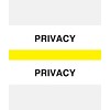 Medical Arts Press® Standard Preprinted Chart Divider Tabs; Privacy, Yellow