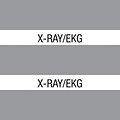 Medical Arts Press® Large Chart Divider Tabs; X-Ray/EKG, Gray, 102 Tabs per package