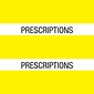 Medical Arts Press® Large Chart Divider Tabs, Prescriptions, Yellow