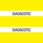 Medical Arts Press® Large Chart Divider Tabs, Diagnostic, Yellow