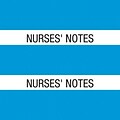 Medical Arts Press® Large Chart Divider Tabs, Nurses Notes, Lt. Blue