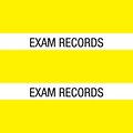Medical Arts Press® Large Chart Divider Tabs; Exam Records, Yellow