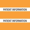 Medical Arts Press® Large Chart Divider Tabs, Patient Information, Orange