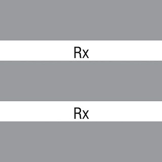 Medical Arts Press® Large Chart Divider Tabs, Rx, Gray