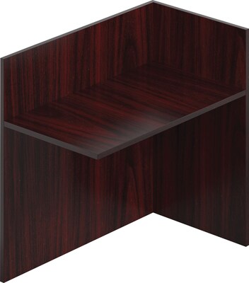 Offices To Go™ Furniture Collection in American Mahogany, Reception Return