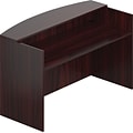 Offices to Go™ Furniture Collection in American Mahogany, 71 Reception Desk Shell (TDSL7130RDSAML)