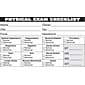 Veterinary Examination Medical Labels, Physical Exam Checklist, White, 2.5 x 4 inch, 100 Labels