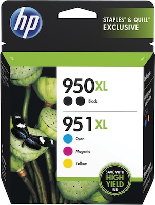 HP 950XL/951XL Ink Cartridge (All Colors, High Yield)