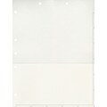 Medical Arts Press® Large Tab Chart Divider Sheets, White with Pocket
