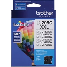 Brother LC205 Cyan Extra High Yield Ink  Cartridge