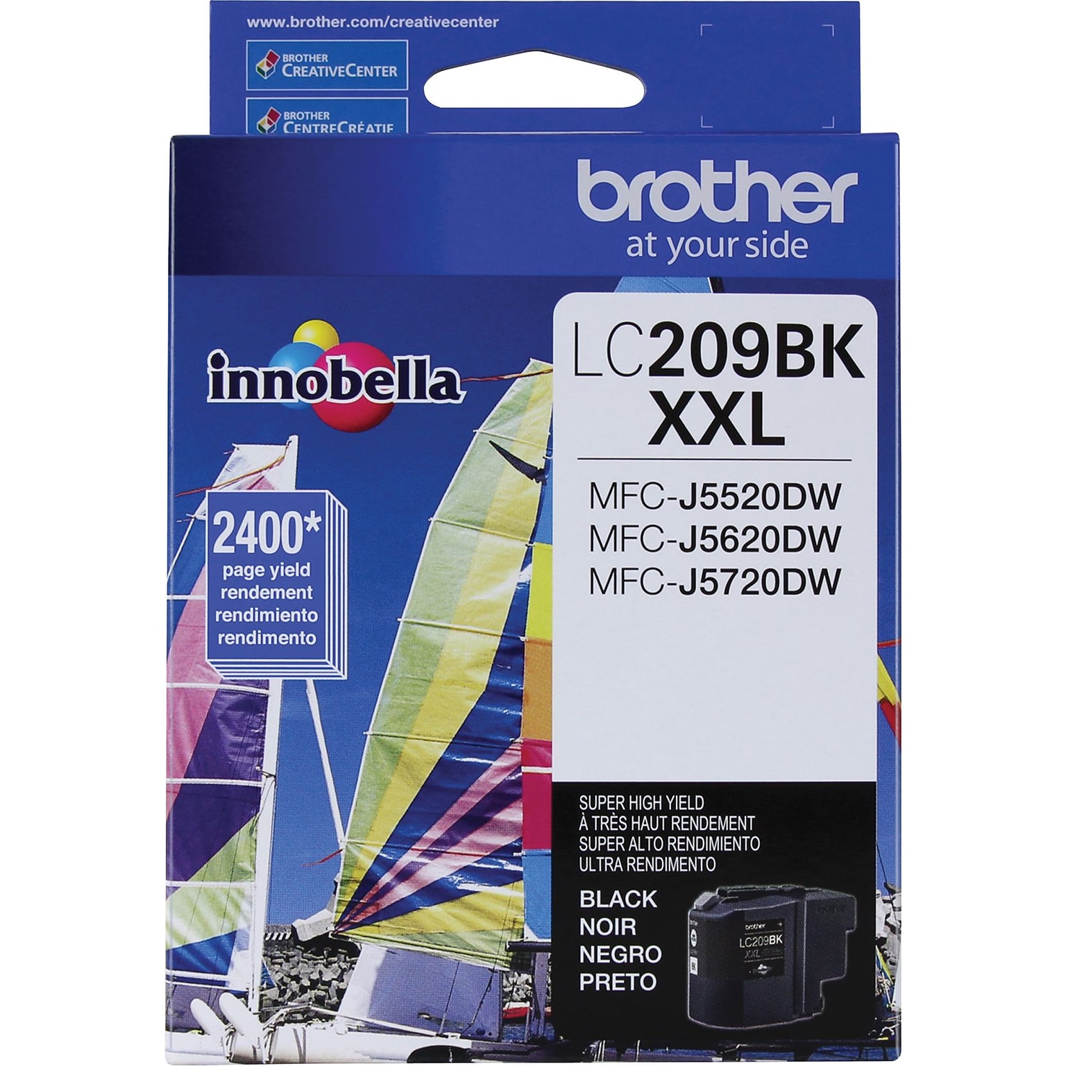 Brother LC209BKS Black Extra High Yield Ink   Cartridge