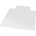 Quill Brand® BerberMat Chairmat, For Low Pile Carpets, Standard Lip, 36 x 48