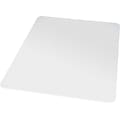 Quill Brand® BerberMat Carpet Chair Mat, 46 x 60, Crystal Clear (20234-CC)