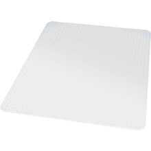 Quill Brand® BerberMat Carpet Chair Mat, 46 x 60, Crystal Clear (20234-CC)