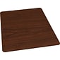 Quill Brand® Cherry Laminate Chairmat, For Hard Floors, No Lip, Rectangular, 36" x 48"