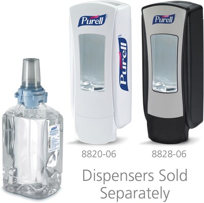 PURELL Advanced 70% Alcohol Foaming Hand Sanitizer Refill for ADX-12 Dispenser, 1200 mL., 3/Carton (8804-03)