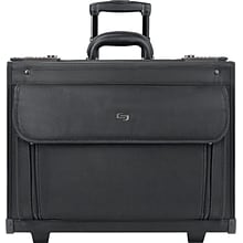 Solo New York Classic Laptop Rolling Briefcase, Black Polyester (B78-4)