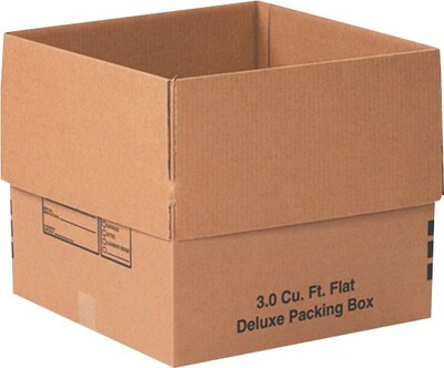 18 x 18 x 16 Deluxe Moving Boxes, Brown, 120/Pallet (181816DPBPL)