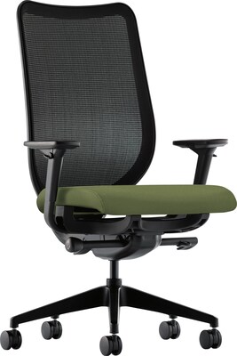 HON® Nucleus Series Task Chair, ilira®-stretch M4® Fabric, Seat: 20W x 20D, Back: 25-1/4H x 19-1/4W, Black