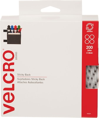 Black Sticky Back VELCRO® Brand Fastener - 2 - Sticky Back - Velcro -  Notions