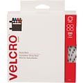 Velcro® Brand Sticky Back Round Dots 3/4 Hook & Loop Fastener, White, 200/Pk (VEL153)