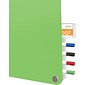 Ghent Manufacturing Harmony Magnetic Glass Dry Erase Board, Frameless, Green, 3' x 2' (HMYRM23GN)