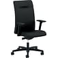 HON Ignition Executive High-Back Chair with Synchro-Tilt and Back Angle, Adjustable Arms, Fabric, Black