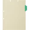 Medical Arts Press® Position 2 Colored Side-Tab Chart Dividers, Lab, Lt. Green