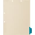 Medical Arts Press® Position 6 Colored Side-Tab Chart Dividers, Consult./Hosp. Reports, Med. Blue